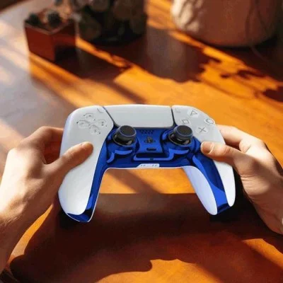 Porodo Gaming PS5 Controller Decorative Panel combo - Blue - Gold